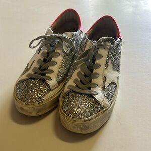 Sparkly Golden Goose Sneakers